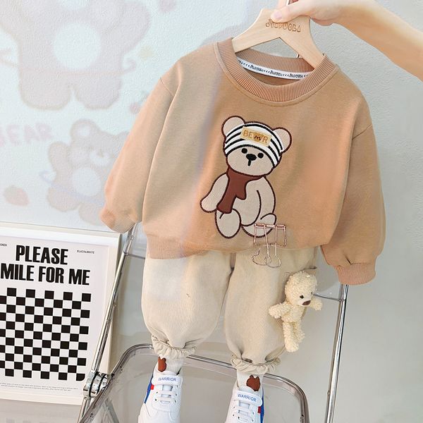 spring baby boys clothing set toddler infant long sleeve t shirt pants cute bear kids casual sportswear outfits children clothes, White
spring baby boys clothing set toddler infant long sleeve t shirt pants cute bear kids casual sportswear outfits children clothes, White