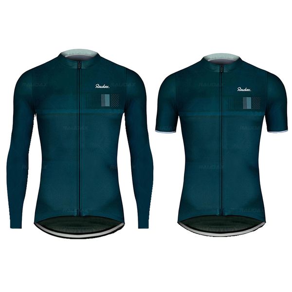 Image of Cycling Shirts Tops Men Jerseys Raudax Long Sleeve Bicycle Clothing Kit Mtb Bike Wear Triathlon Maillot Ciclismo 221124