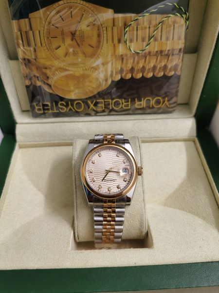 2023 designer watch with box swiss watches for man womens automatic mechanical a gold face diamond watchcalendar designerceramic classic wri, Slivery;brown
2023 designer watch with box swiss watches for man womens automatic mechanical a gold face diamond watchcalendar designerceramic classic wri, Slivery;brown