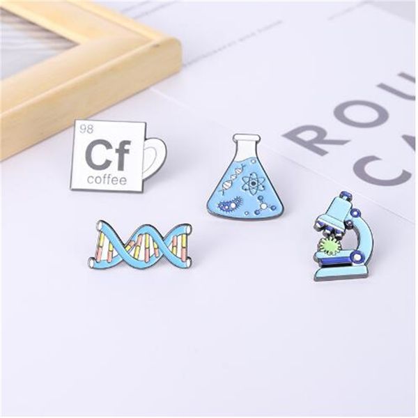 scientific enamel pins brooches cartoon creative microscope beaker chemical molecule dna biological experimental tool metal brooch ae536, Gray
scientific enamel pins brooches cartoon creative microscope beaker chemical molecule dna biological experimental tool metal brooch ae536, Gray