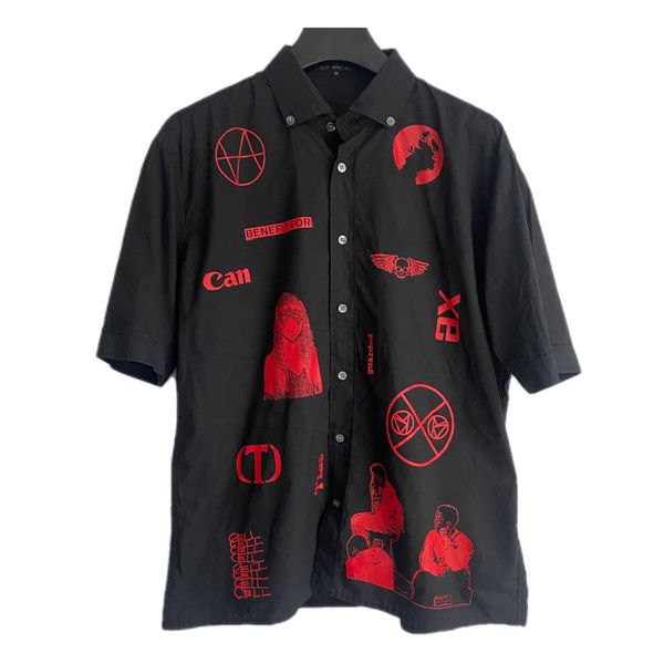 men's casual shirts raf simons shirt consumed ss03 archive white red print, White;black
men's casual shirts raf simons shirt consumed ss03 archive white red print, White;black