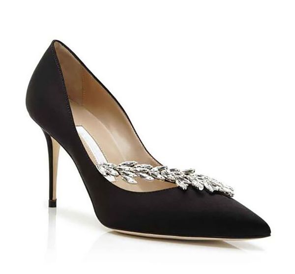 dress shoes sandals rhinestone desiger shoes satin pointy toe fine heel women crystal fairy wind bow tie diamond with box sandalss womens hi, Black
dress shoes sandals rhinestone desiger shoes satin pointy toe fine heel women crystal fairy wind bow tie diamond with box sandalss womens hi, Black