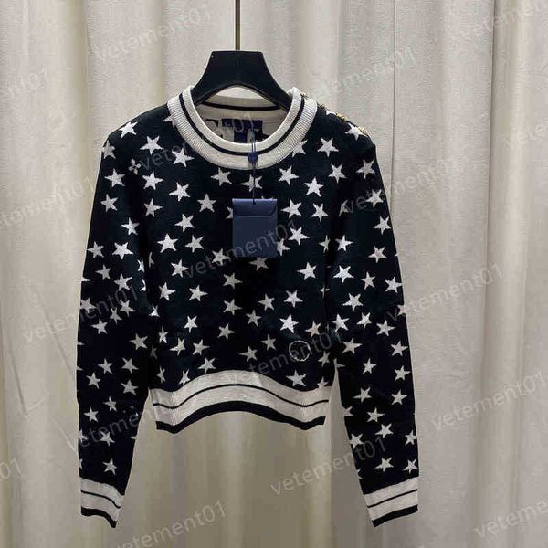 fashion womens sweaters pullover crew neck stripe panel long sleeve design sweater luxury brand designer sweaters women clothes, White;black
fashion womens sweaters pullover crew neck stripe panel long sleeve design sweater luxury brand designer sweaters women clothes, White;black