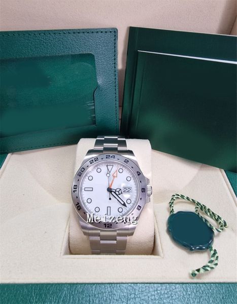 luxury wristwatch 42mm explorer ii gmt 216570 stainless steel men's automatic watch, Slivery;golden 
luxury wristwatch 42mm explorer ii gmt 216570 stainless steel men's automatic watch, Slivery;golden