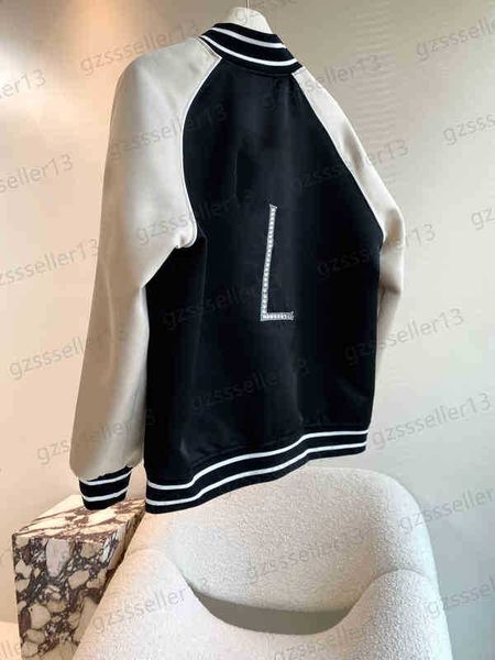 womens jacket patchwork letter logo jackets classic contrasting color sporty embroidered baseball jersey designer jacket women clothing 0912, Black;brown
womens jacket patchwork letter logo jackets classic contrasting color sporty embroidered baseball jersey designer jacket women clothing 0912, Black;brown