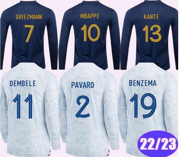 22 23 mbappe giroud griezmann mens soccer jerseys kante benzema dembele home football shirts long sleeves uniforms, Black;yellow
22 23 mbappe giroud griezmann mens soccer jerseys kante benzema dembele home football shirts long sleeves uniforms, Black;yellow