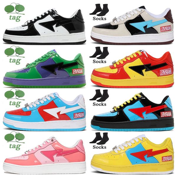 2023 new fashion bapesta casual shoes designer bapestas sk8 sta black white pink orange blue oversized platform sneakers luxury women men at
2023 new fashion bapesta casual shoes designer bapestas sk8 sta black white pink orange blue oversized platform sneakers luxury women men at
