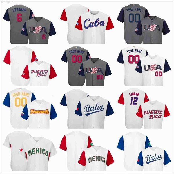 college baseball wears custom world baseball classic stitched jersey puerto rico dominicana americ ltalia venesuela mexico cuba wbc jerseys, Black
college baseball wears custom world baseball classic stitched jersey puerto rico dominicana americ ltalia venesuela mexico cuba wbc jerseys, Black