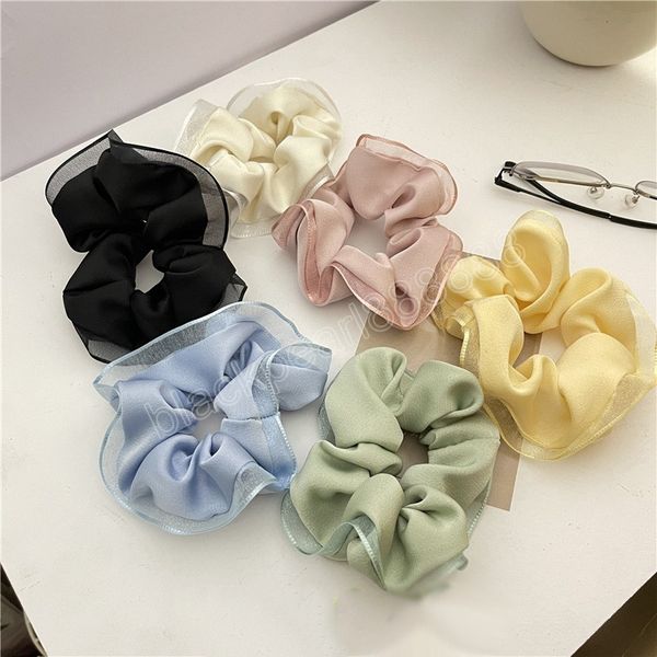 korean solid mesh scrunchies elastic hair bands for women girls elegant hairbands hair tie rope wedding fashion hair accessories, Pink
korean solid mesh scrunchies elastic hair bands for women girls elegant hairbands hair tie rope wedding fashion hair accessories, Pink