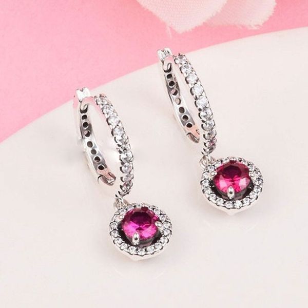 925 sterling silver red round sparkling hoop earrings fits european pandora style jewelry fashion earrings, Golden;silver
925 sterling silver red round sparkling hoop earrings fits european pandora style jewelry fashion earrings, Golden;silver