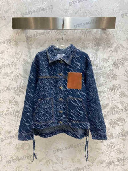 designer womens jacket lw vintage denim shirt jackets asymmetric pattern jacquard washed lapel loose lapel brand cardigan, Black;brown
designer womens jacket lw vintage denim shirt jackets asymmetric pattern jacquard washed lapel loose lapel brand cardigan, Black;brown