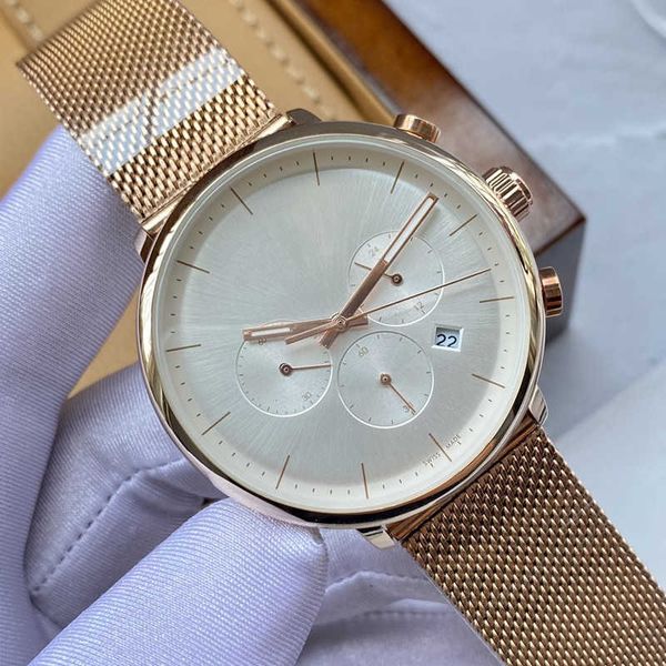 watches luxury designer six stitches all dials work quartz watch chronograph clock steel strap, Silver
watches luxury designer six stitches all dials work quartz watch chronograph clock steel strap, Silver
