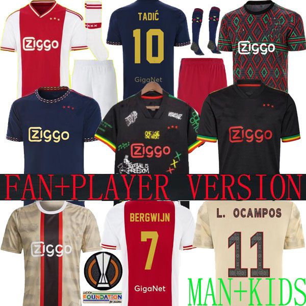 fans tees 22 23 tadic ajaxs soccer jerseys bergwijn 2022 football shirt home l.ocampos ies blind haller neres special kids kit third pre tr, Black
fans tees 22 23 tadic ajaxs soccer jerseys bergwijn 2022 football shirt home l.ocampos ies blind haller neres special kids kit third pre tr, Black