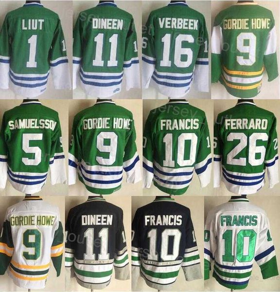 men retro hockey 1 mike liut jersey vintage classic 10 ron francis 11 kevin dineen 16 patrick verbeek 26 ray ferraro 5 ulf samuelsson 9', Black;red
men retro hockey 1 mike liut jersey vintage classic 10 ron francis 11 kevin dineen 16 patrick verbeek 26 ray ferraro 5 ulf samuelsson 9', Black;red