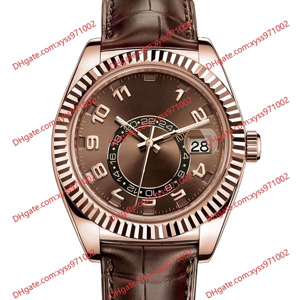 men's watch 2813 automatic mechanical watch 326135 42mm chocolates dial rose gold stainless steel sapphire glass brown leather strap wr, Slivery;brown
men's watch 2813 automatic mechanical watch 326135 42mm chocolates dial rose gold stainless steel sapphire glass brown leather strap wr, Slivery;brown