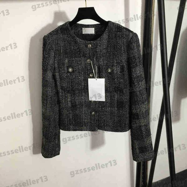 designer womens jacket cnl fashion ladies brand tweed jackets round neck button cardigan cropped 2022aw autumn jacket women clothing, Black;brown
designer womens jacket cnl fashion ladies brand tweed jackets round neck button cardigan cropped 2022aw autumn jacket women clothing, Black;brown
