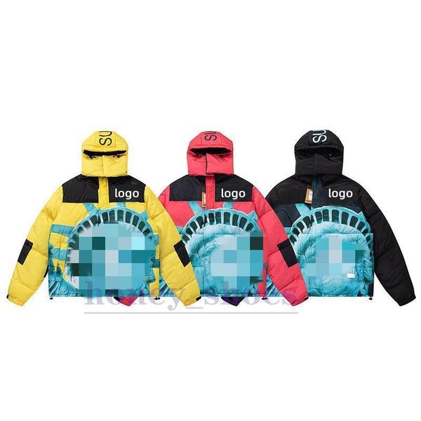 2022 men's classic brand design north 90% white duck down solid color coat face jacket outdoor statue of liberty sports clothing x6102, Blue;black
2022 men's classic brand design north 90% white duck down solid color coat face jacket outdoor statue of liberty sports clothing x6102, Blue;black
