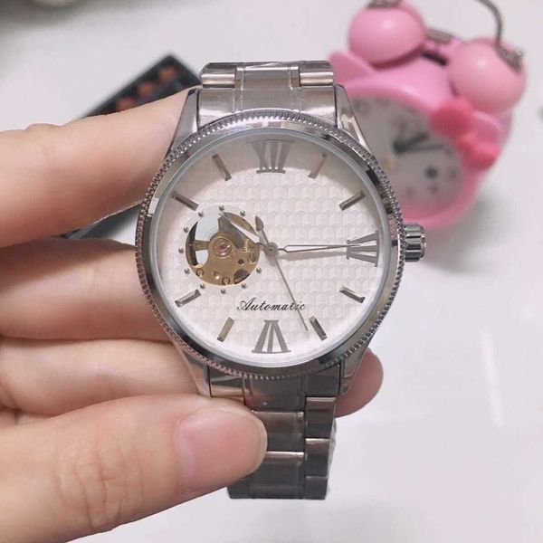 watches luxury designer three stitches automatic mechanical watch sport wristwatch steel belt wristwatches orologio di, Silver
watches luxury designer three stitches automatic mechanical watch sport wristwatch steel belt wristwatches orologio di, Silver