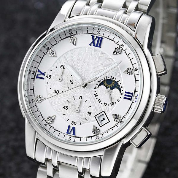 watches luxury designer diamond stainless steel band quartz 42mm watch for all small dial work chronograph wristwatches man, Silver
watches luxury designer diamond stainless steel band quartz 42mm watch for all small dial work chronograph wristwatches man, Silver