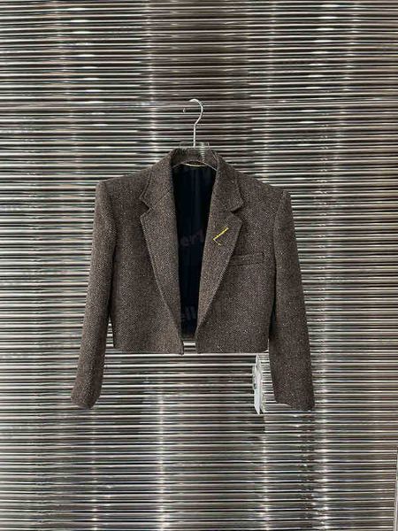 designer womens jacket 2022aw autumn tweed jackets fashion brand blazer cardigan luxury for women clothing, Black;brown
designer womens jacket 2022aw autumn tweed jackets fashion brand blazer cardigan luxury for women clothing, Black;brown