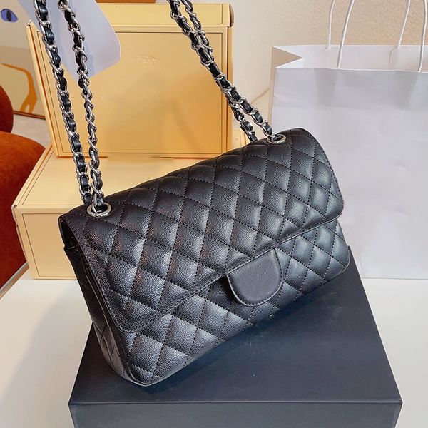 womens designer caviar leather quilted bags classic doubvle flap quilted cowhide silver metal hardware matelasse chain crossbody shoulder ha
womens designer caviar leather quilted bags classic doubvle flap quilted cowhide silver metal hardware matelasse chain crossbody shoulder ha