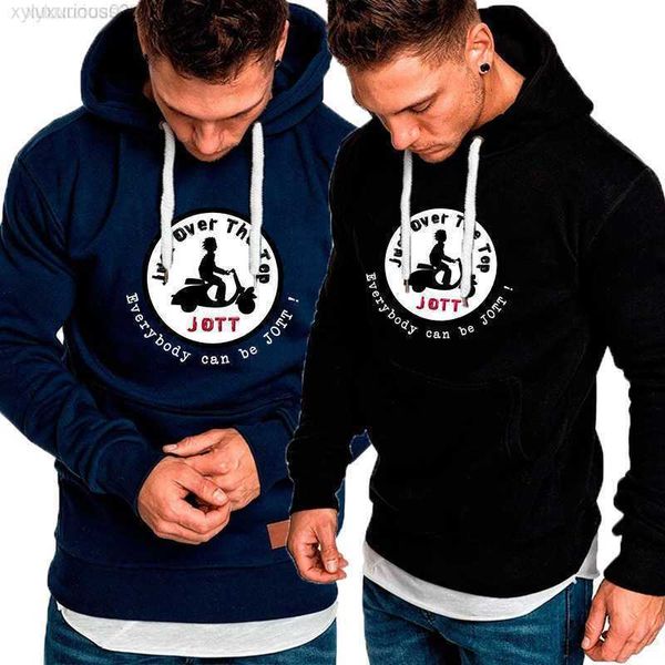 autumn and winter jott print hooded men's sweatshirt leisure zipper sweater fashion drawstring hoodies, Black
autumn and winter jott print hooded men's sweatshirt leisure zipper sweater fashion drawstring hoodies, Black