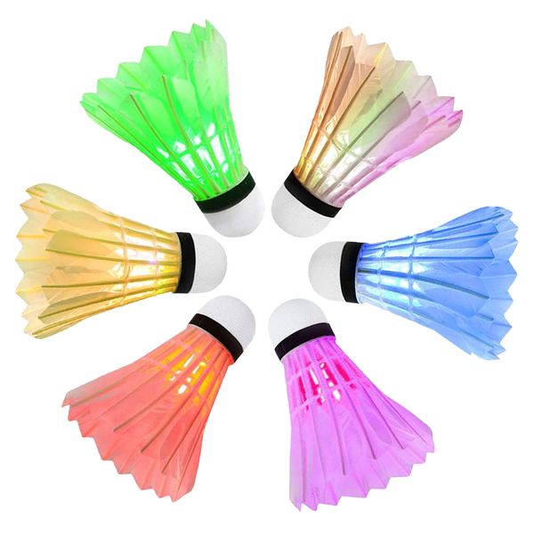 badminton shuttlecocks 46pcs lighting foam ball head luminous colorful shuttlecock outdoor sports entertainment night training 221124
badminton shuttlecocks 46pcs lighting foam ball head luminous colorful shuttlecock outdoor sports entertainment night training 221124