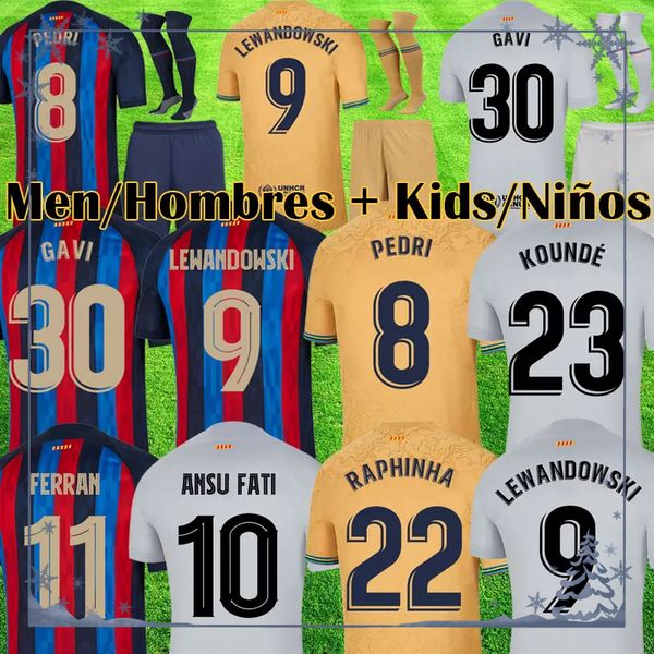 22 23 pedri lewandowski soccer jersey gavi camiseta de futbol ferran 2022 2023 fc ansu fati raphinha barcelona dest football shirt men barca, Black;yellow
22 23 pedri lewandowski soccer jersey gavi camiseta de futbol ferran 2022 2023 fc ansu fati raphinha barcelona dest football shirt men barca, Black;yellow