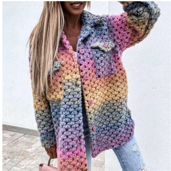 women vintage harajuku gradient outerwear jackets long sleeve turn-down collar woolen casual female coat braid twist winter 01, Black
women vintage harajuku gradient outerwear jackets long sleeve turn-down collar woolen casual female coat braid twist winter 01, Black