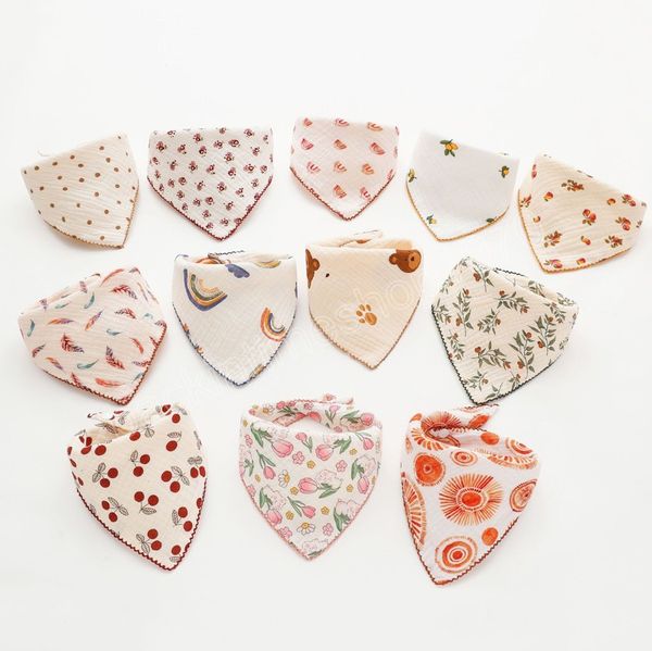 infant gauze feeding drool bibs cotton accessories newborn cartoon print color soft triangle saliva towel baby bibs
infant gauze feeding drool bibs cotton accessories newborn cartoon print color soft triangle saliva towel baby bibs