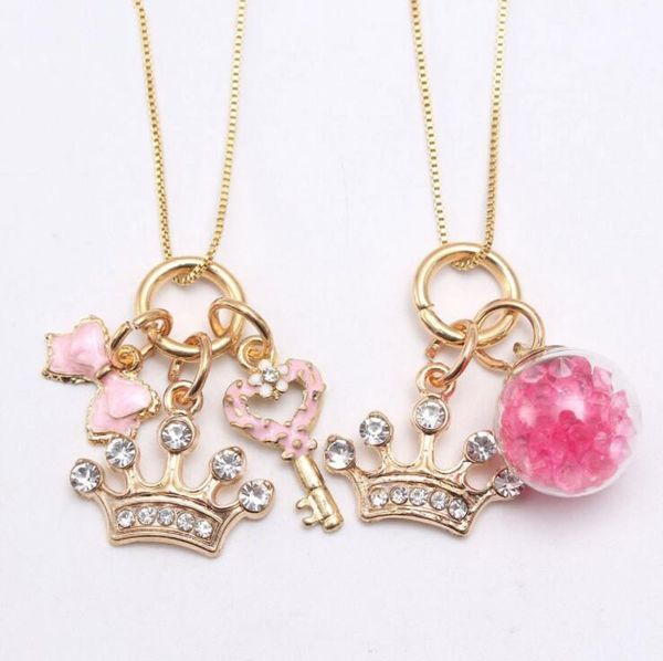 alloy shiny cartoon pendants necklaces fashion crown key bow pendant charming baby long chain necklace jewelry for gift, Silver
alloy shiny cartoon pendants necklaces fashion crown key bow pendant charming baby long chain necklace jewelry for gift, Silver