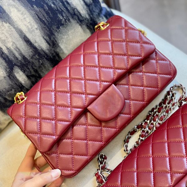 cc bags luxury brand shoulder bags women classic double flap lambskin bag red grey gold/silver matelasse chain crossbody shoulder pochette h
cc bags luxury brand shoulder bags women classic double flap lambskin bag red grey gold/silver matelasse chain crossbody shoulder pochette h