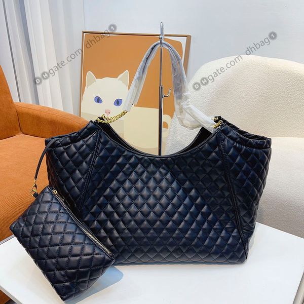 42x34cm jumbo quilted diamond pattern shopping bags for women black lager capacity totes gold hardware sport outdoor packs luxury sacoche sh
42x34cm jumbo quilted diamond pattern shopping bags for women black lager capacity totes gold hardware sport outdoor packs luxury sacoche sh