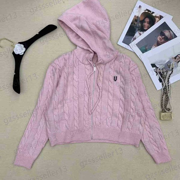 womens sweater miuu designer cardigan jumper fashion zip hooded knited jackets classic chest letter logo print women sweaters 4 colors 0912, White;black
womens sweater miuu designer cardigan jumper fashion zip hooded knited jackets classic chest letter logo print women sweaters 4 colors 0912, White;black