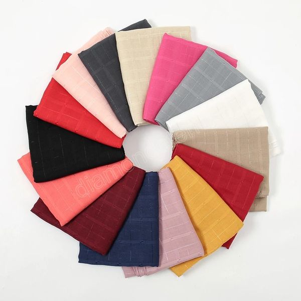 plaid cotton sequins muslim hijab scarves women solid headscarf head wraps big size shawls islam turban headband foulard bandana, Blue;gray
plaid cotton sequins muslim hijab scarves women solid headscarf head wraps big size shawls islam turban headband foulard bandana, Blue;gray