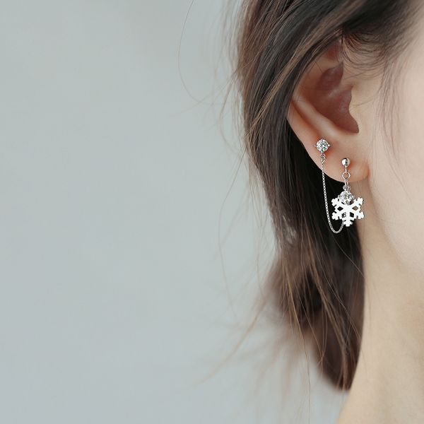 authentic 925 sterling silver snowflake dangle drop earring long chain tassel cz zircon earrings for women xmas gifts
authentic 925 sterling silver snowflake dangle drop earring long chain tassel cz zircon earrings for women xmas gifts