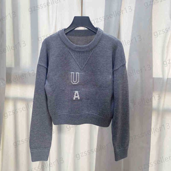 womens sweater miuu fashion letter logo print women sweaters autumn warm long-sleeved crew neck cropped sweater designer 3 colors 0912, White;black
womens sweater miuu fashion letter logo print women sweaters autumn warm long-sleeved crew neck cropped sweater designer 3 colors 0912, White;black