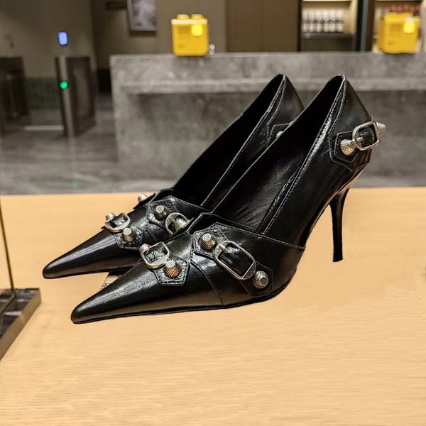 luxury designer high heels belt buckle rhinestone decoration formal shoes women's leather pointed thin high-heeled shoes party black pu
luxury designer high heels belt buckle rhinestone decoration formal shoes women's leather pointed thin high-heeled shoes party black pu