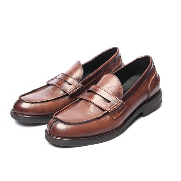 luxury british retro men shoes genuine leather soft sole business dress formal loafers men flats breathable moccasins da010, Black
luxury british retro men shoes genuine leather soft sole business dress formal loafers men flats breathable moccasins da010, Black