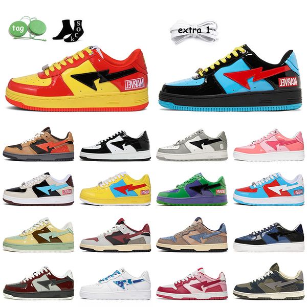 with socks women men bapesta shoes orange blue black bapestas sk8 sta fashion designer platform sneakers abc camo patent leather luxury spor
with socks women men bapesta shoes orange blue black bapestas sk8 sta fashion designer platform sneakers abc camo patent leather luxury spor