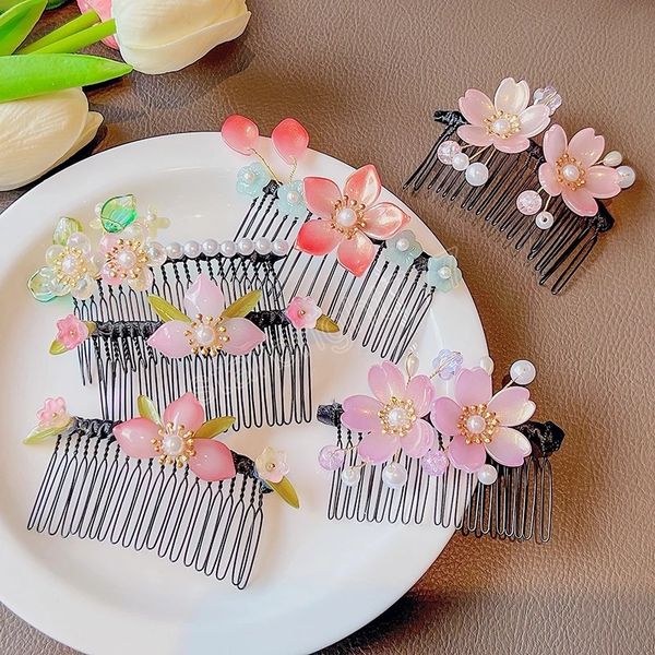 children cute acrylic flower hairpins girls sweet bangs combs kids hair comb hair accessories, Slivery;white
children cute acrylic flower hairpins girls sweet bangs combs kids hair comb hair accessories, Slivery;white