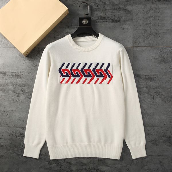 mens designer sweaters retro classic white black luxury senior leisure pullover sweatshirt embroidery knitwear man clothing winter warm clot
mens designer sweaters retro classic white black luxury senior leisure pullover sweatshirt embroidery knitwear man clothing winter warm clot