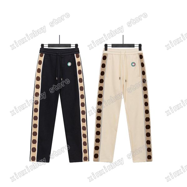 xinxinbuy men designer pant cotton jacquard reflective webbing letter webbing streetwear women black apricot xs-l, Black;brown
xinxinbuy men designer pant cotton jacquard reflective webbing letter webbing streetwear women black apricot xs-l, Black;brown