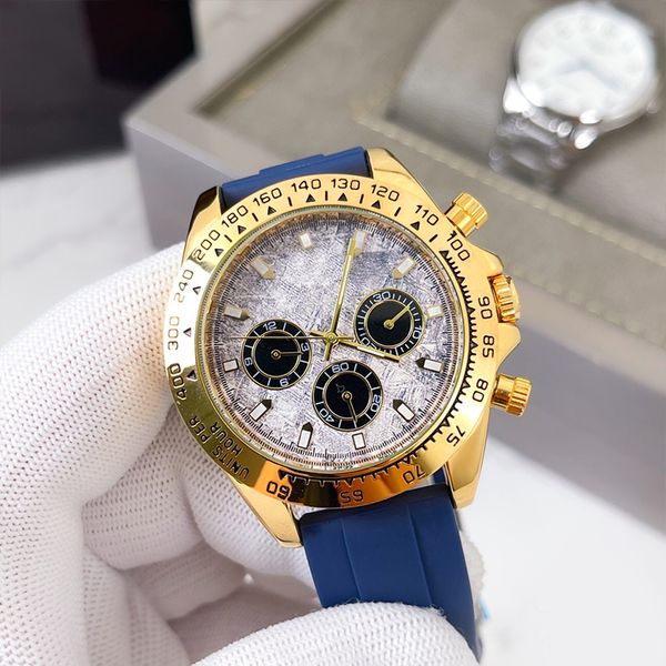 fashion mens gold watch quartz movement automatic wristwatches timer multi-functional designer watch rubber strap folding clasp exquisite cl, Slivery;brown
fashion mens gold watch quartz movement automatic wristwatches timer multi-functional designer watch rubber strap folding clasp exquisite cl, Slivery;brown