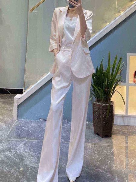 summer elegant casual women pants suit office ladies vintage blazer two pieces set pant suit femme fashion business clothing j220813, White;black
summer elegant casual women pants suit office ladies vintage blazer two pieces set pant suit femme fashion business clothing j220813, White;black