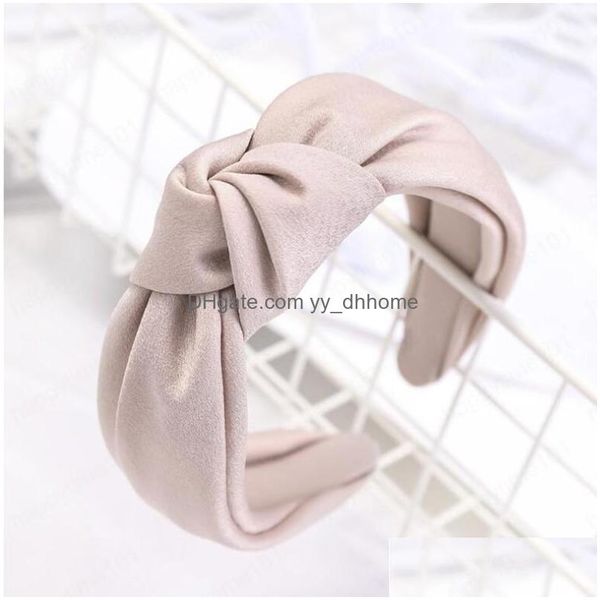 headbands classic headband women solid hairband girls center knot vintage turban autumn hair accessories drop delivery dh92c, Silver
headbands classic headband women solid hairband girls center knot vintage turban autumn hair accessories drop delivery dh92c, Silver