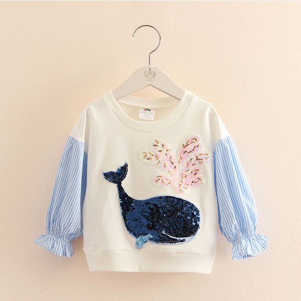 pullover spring autumn 2 3 4 5 6 7 8 10 years o-neck long sleeve glitter cartoon dolphin color patchwork baby kids girls sweatshirt 221128, Blue
pullover spring autumn 2 3 4 5 6 7 8 10 years o-neck long sleeve glitter cartoon dolphin color patchwork baby kids girls sweatshirt 221128, Blue