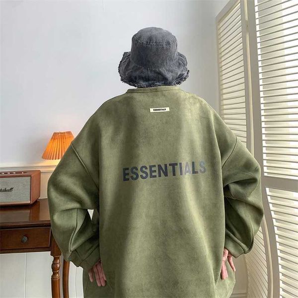 hoodies hweatshirts essential s suede thickened sweater men's autumn and winter american vintage fashion ins coat, Black
hoodies hweatshirts essential s suede thickened sweater men's autumn and winter american vintage fashion ins coat, Black