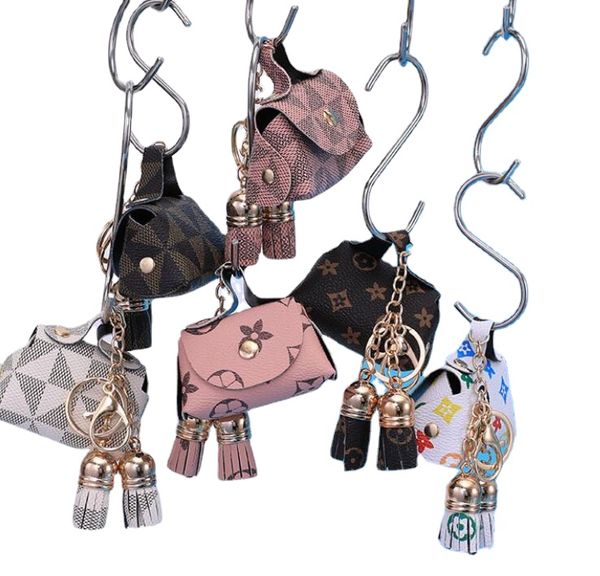 designer key rings silk scarf lipstick keychains pu leather purse pendant car keyring chain charm brown flower mini bag tassel gift for men, Silver
designer key rings silk scarf lipstick keychains pu leather purse pendant car keyring chain charm brown flower mini bag tassel gift for men, Silver