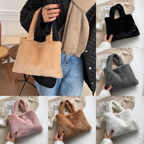 totes versatile cute soft plush bag autumn winter faux fur shoulder bag purses female handbags fluffy shopper handbags for women y2211
totes versatile cute soft plush bag autumn winter faux fur shoulder bag purses female handbags fluffy shopper handbags for women y2211